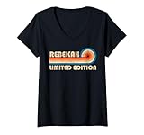 Photo Gallery donna rebekah first name funny retro vintage birthday maglietta con collo a v Photo Gallery donna rebekah first name funny retro vintage birthday maglietta con collo a v