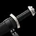 Fidestisan 36inch Handmade Medieval Knight Real Viking Arming Sword Riveted Single-Handed Full Tang Hand and A Half with Black Scabbard/Sheath Traditional
