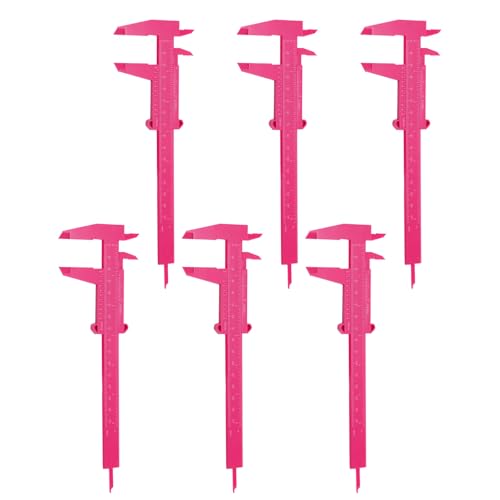 6 PCS Vernier Caliper測定範囲0-150mmツールオフィス用品ジュエリーに適したツールオフィス用品