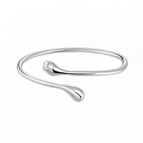 Acekiily Arm Cuff Bracelet for Women Adjustable Upper Arm Cuff Bangle Boho Summer Beach Festival Jewelry (Silver Arm Cuff)