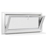 COLORPAPA Vinyl Hopper Basement Window