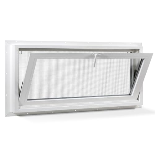 Vinyl Hopper Basement Window