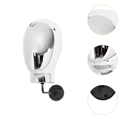 Tête de mannequin pour perruque support mural casquettes et lunettes