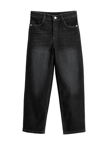Image of Urbano Juniors Boy's Loose Baggy Fit Washed Denim Jeans Stretchable