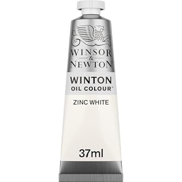 Winsor & Newton 37ml Winton Oil Colour Tube - Zinc White,1414748