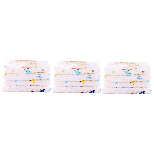Serviettes de nourrissage en coton pur à 6 couches VICASKY | 12 pièces essuie-tout réutilisables