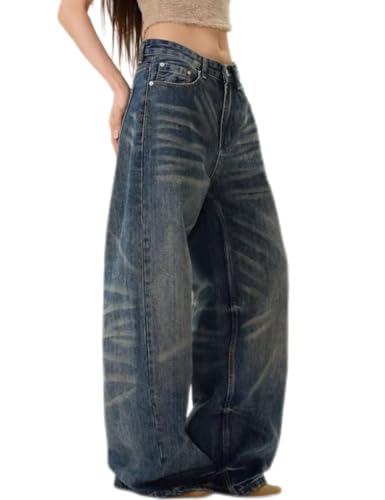 Y2K Baggy Jeans Vintage Denim Pants Fashion Hip Hop Joggers Pants Streetwear