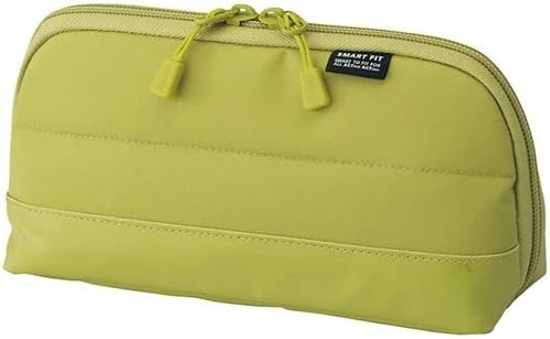 （まとめ）リヒトラブ SMART FITACTACT ワイドオープンペンケース イエローグリーン A-7688-6 1個【&times;5セット