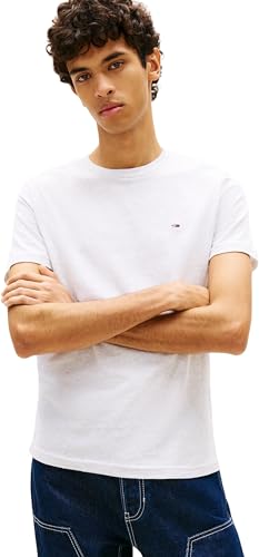 Tommy Jeans Herren 2er Pack T-Shirts Kurzarm Jersey aus Baumwolle, Mehrfarbig (Grey Htr/Shadow Pine), XS – Ansicht 1