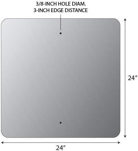 SMOG Inspection Price Sign - 24x24 - Non-Reflective | Rust Free Aluminum