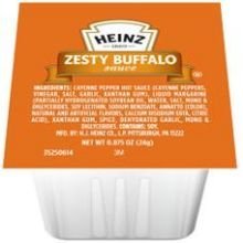 Heinz Zesty Buffalo Sauce, 0.875 Ounce -- 100 per case.
