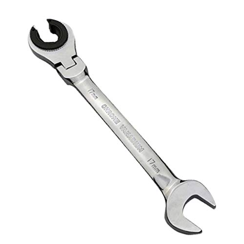 kowaku Chave Catraca de Tubo Métrico de Cabeça Flexível de aço 8-19mm Ferramenta de Reparo de Ponta