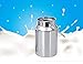 King International 100% Stainless Steel Milk Storage Can Milk Canister Doli | Dolu | Dolchi Milk Bucket Gallon Milker - 2 liter with Lid- Ideal For Storing and Transporting Liquid