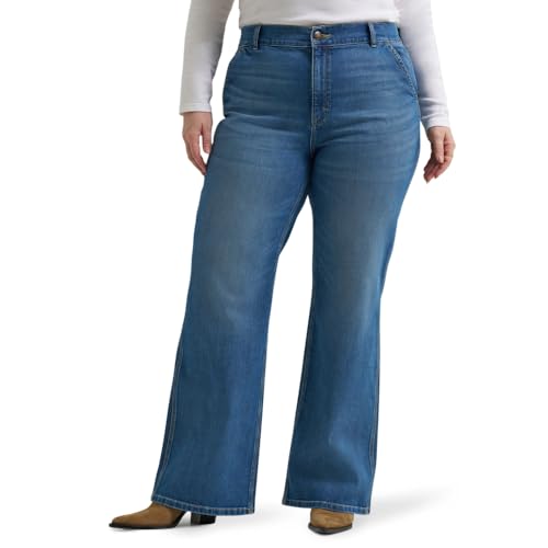 Jean A-Line Femme Lee Plus Size Parfait pour le Bureau