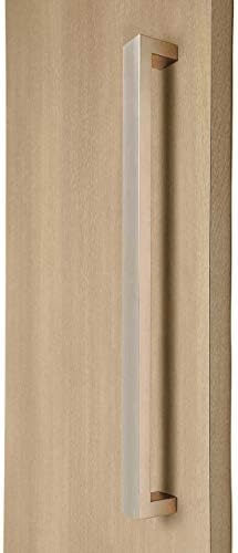 Strongar Modern & Contemporary/Commercial/Residential/Rectangular/Square / 914mm / 36 inches Push-Pull Stainless-Steel Door Handle - Brushed Satin Finish