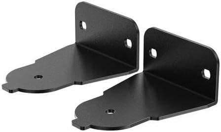 Coyktonty Metal Wall Mount Bracket for Samsung Curved Soundbar AH61-03943A Speaker,Wall-Mounted Sturdy Metal Mount （1 Pair）
