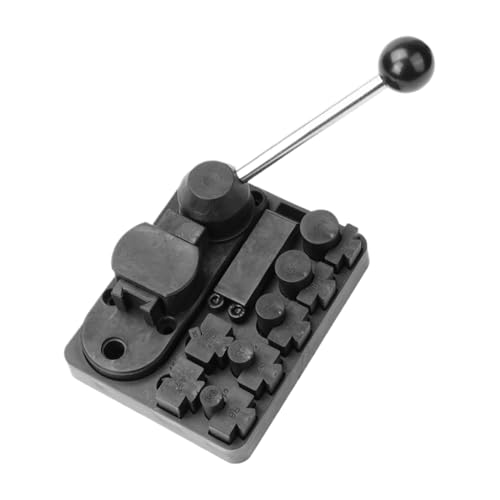 Ring Bending Tool, Ring Bender Machine, 5.83x4.72x0.79 inches, Wire Bender Pliers, Adjustable Mold Design, Heavy-Duty Construction, Ideal for Jewelry Making, Metalworking, Crafting