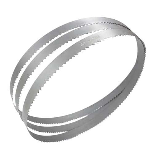 Carbide Band Saw Blades 1/2 X 8-12 TPI, Saw Blade Bi-Metal Bandsaw Blade, for Cutting Metals Saw Blades Band 1pc(1400mm)