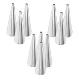 DOITOOL 10 Stück Teiliges Backform Edelstahl Konische Croissant Sahne horn formen Langlebige Leicht zu Reinigende Gebäck moulds für Anfänger und Profis Vielseitig für Baguette und Dessert