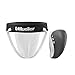 Mueller Adult Athletic Supporter with Flex Shield Cup, White/Gray, Small