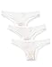 Produktbild Amazon-Marke: Iris & Lilly Damen Brazilian-Slip aus Spitze, 3er-Pack, Weiß (Bright White), XL, Label: XL