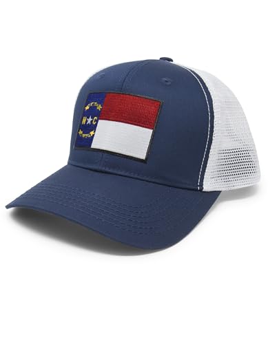 Image of International Tie State Hat for Men and Women, Adjustable Snapback Trucker Baseball Cap with Embroidered Patch