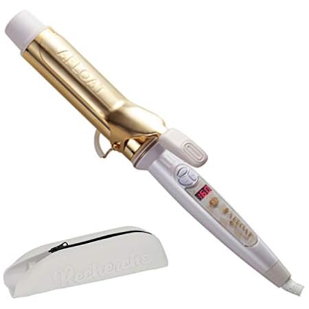 Amazon セット品 シリコーンポーチ付 カールヘアアイロン クレイツ エスペシャルカールii 38mm Cici W38srm ノーブランド品 ヘアアイロン