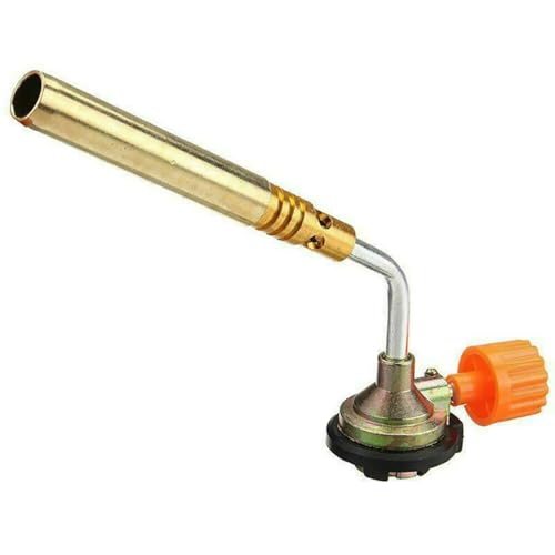 Antorcha de gas ajustable de butano a 1300 ℃ para barbacoa, soldadura, soldadura, herramienta de llama para camping, cocina y tareas de calefacción de metal