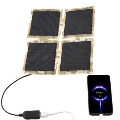 Cargador Solar,Cargador Solar Con Toma De Corriente | Accesorios Multifuncionales Alta Eficiencia para Cámaras Seguridad Teléfonos Dispositivos Exteriores Acampada