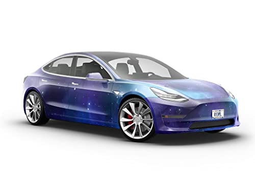 Rwraps Sirius Galaxy Matte Vinyl Film Wrap 59In X 1Ft W/Application Card Vinyl Vehicle Car Film Sheet Roll #TOP4