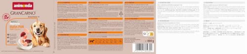 animonda GranCarno Hunde Nassfutter Single Protein Huhn pur (6 x 800g)