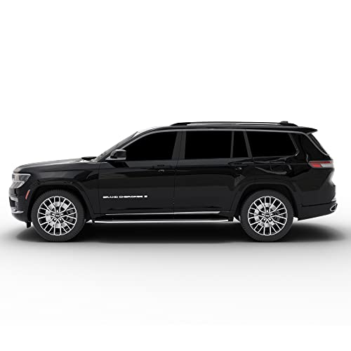 Estribos Running Boards Vanguard Black F6 Style para Jeep miniatura 3