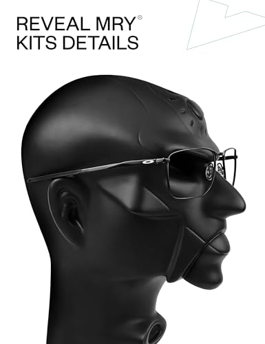 Kit de almohadillas de repuesto Mryok negro para gafas Oakley Eyector OO4142 5