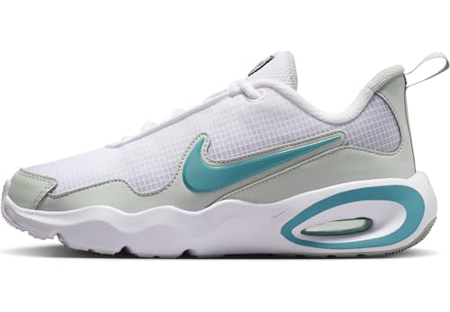 Nike Air Max Nova (GS) Scarpe per Il Tempo Libero per Bambini White/Denim Turq/Light Silver 40