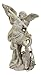 Ebros Ivory Finish Holy Archangel Saint Michael With Chained Lucifer Statue 5"Tall The Protector Warrior General of God's Army Sacrament of Holy The Eucharist Collectible Figurine