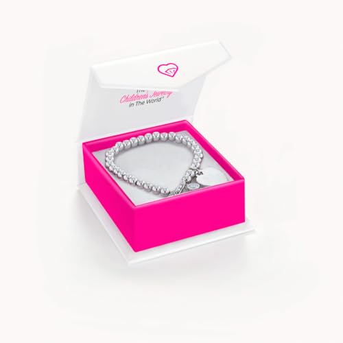 In Season Jewelry SS-02-00120 925 Sterling Silver 4.5 Inch Round Polished Beaded Charm Bracelet thumb #3