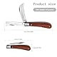 Multifunktionale Okuliermesser, Gartenmesser Klappbar, Outdoors Professionelles Okuliermesser Garden Knife,Edelstahl Klappgarten Knospungs Messer zum Pfropfen,Multi Schneidewerkzeug für Jäten,Pfropfen