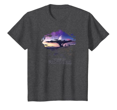 Avatar Discover Pandora Home Tree Poster T-Shirt, Youth, Dark Heather Grey, 2T