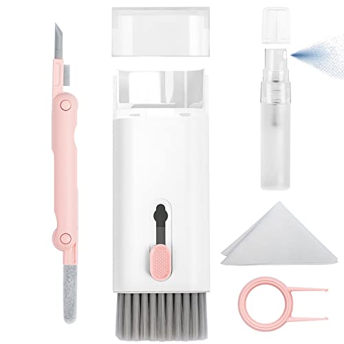 walrfid Laptop Screen Keyboard Earbud Cleaner Kit for Airpods Pro MacBook iPad iPhone iPod, Electronics Airpod Cleaning Pen Brush Tool for PC TV Phone Computer Headphone - 5ml Screens Cleaners Spray