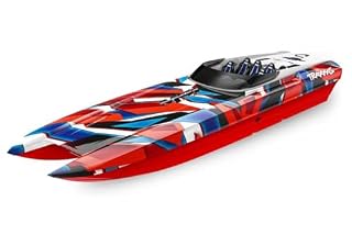 Traxxas catamaran DCB M41 rouge 6S, 101,6 cm, sans batterie
