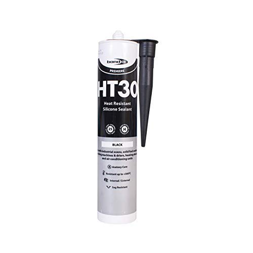 Bond It HT30 Heat Resistant Silicone Sealant Black 310ml