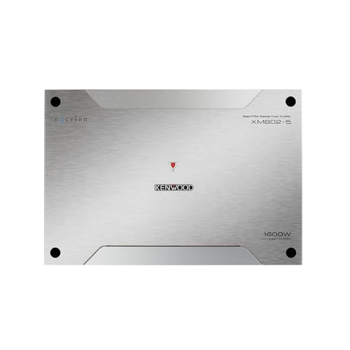 Kenwood XM802-5 Class D 5 Channel 1600W Marine Power Amplifier (Certified Refurbished)