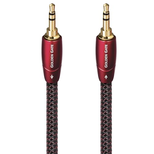 AudioQuest Golden Gate 3.5mm Aux Cable – Male to Male Stereo Interconnect