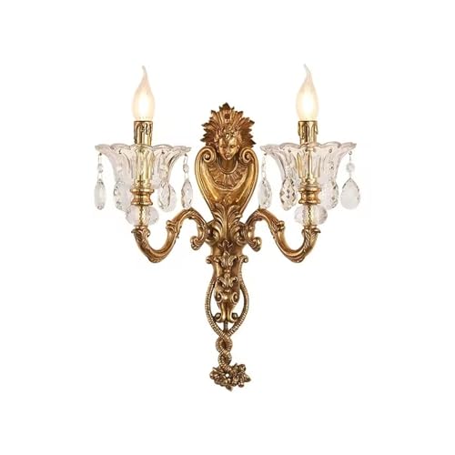 Squisita artigianalità: progettata con meticolosa attenzione ai dettagli, questa lampada da parete decorativa presenta un look lussuoso che completa sia l'arredamento tradizionale che contemporaneo.