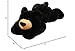 ronivia Weighted Stuffed Animals, Weighted Bear Stuffed Animal Toy Cute Black Bear Plush Pillow Weighted Plush Animals Toy, 11.8
