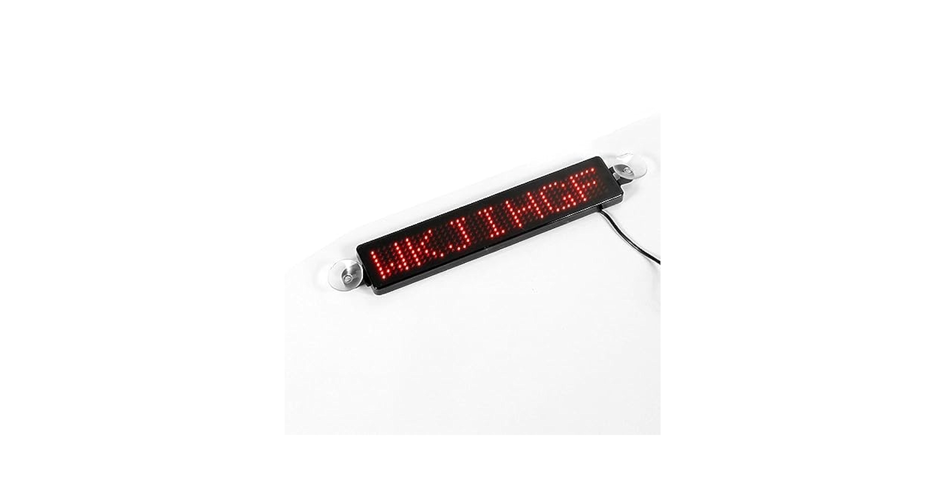 Pannello LED Matrix 16x64 Pixel Portatile | Display RGB Per Testi, Animazioni E Musica | Impermeabile IP66 | Controllo Bluetooth