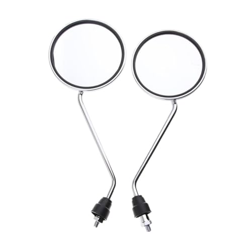 Espejos retrovisores antivibración de 8mm para manillar de scooter y moto sin puntos ciegos