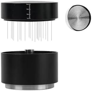 Multipurpose Aluminum Coffee Press with Slow Rebounds Design Coffee Distribution Tool for Consistent Tamping Maker Tamper