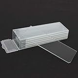  ShuYing 5Pcs 1 mm Dicke Cavity Glasplättchen Einzel Concave Mikroskop Glasdias Wiederverwendbare Labor Blank Probe Deckglas