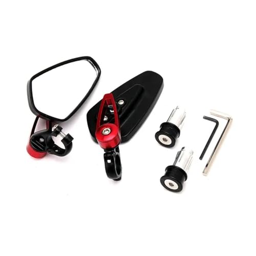 Retrovisor moto antirreflejos con visión ampliada para Yamaha FZ07 y Honda